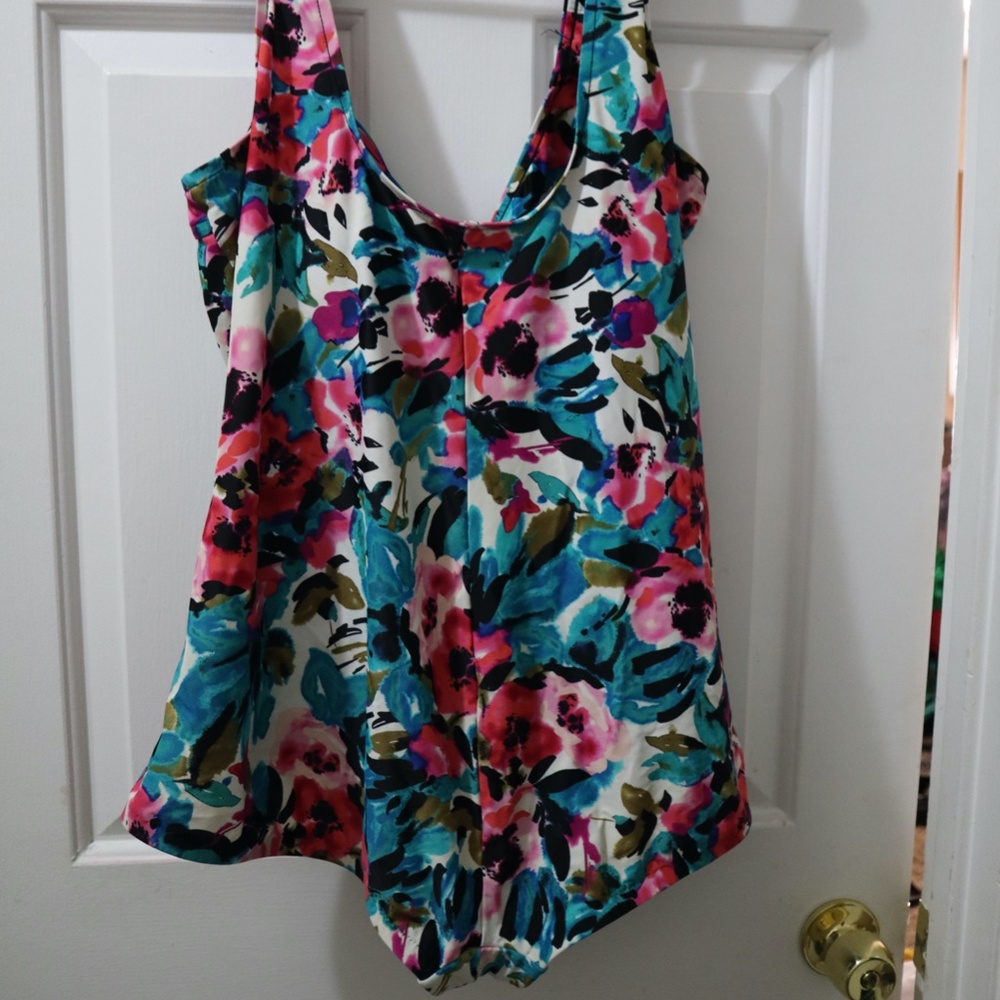 floral swimsuit